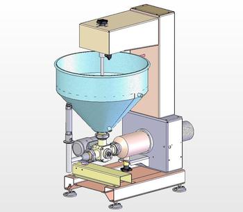 Semi-automatic pneumatic dosing machine