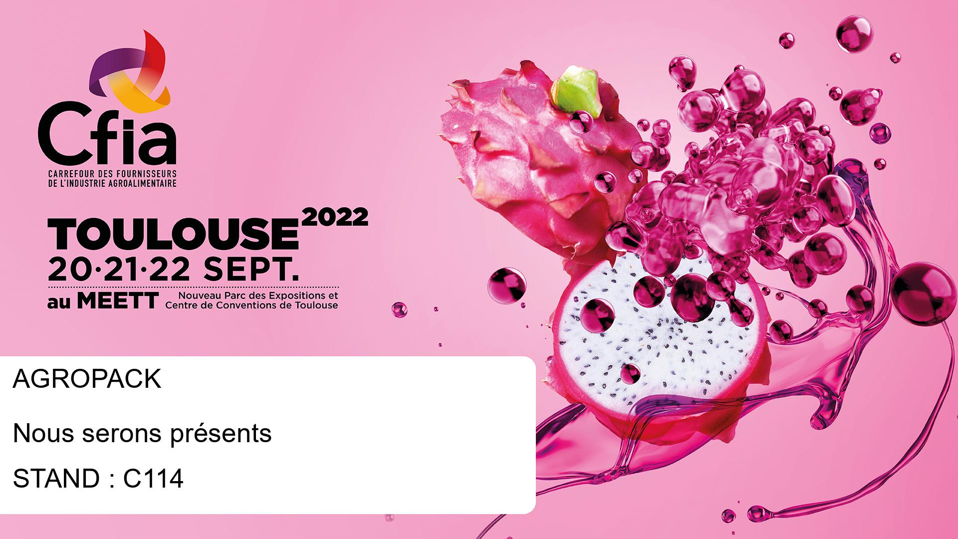 CFIA Toulouse les 20.21 et 22 septembre 2022 STAND C114
